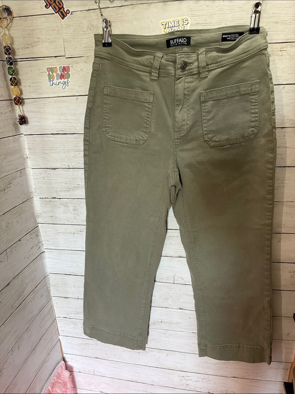 Buffalo David Bitton Olive Green Cargo Pants